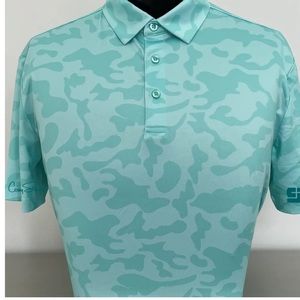 CS Mint Camo Print Polo